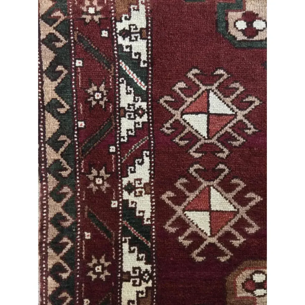 Handmade Antique Turkish Rug Carpet- Soft Wool Turkish Kars Rug, 6x10 Area Rug